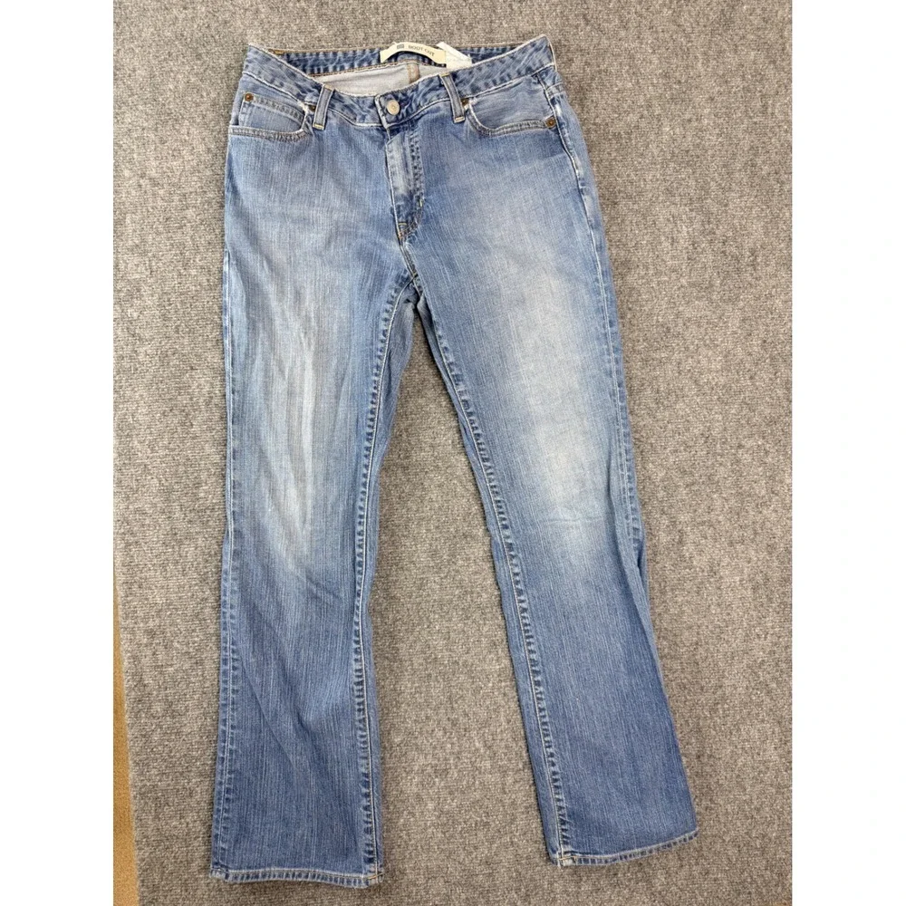 Gap Mens Bootcut Stretch Jeans Medium Wash Blue Denim 8 Regular‎ Made in USA
